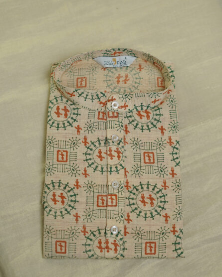 Balaramapuram Unakkupavu Mundu + Cotton Kurthi - Image 5