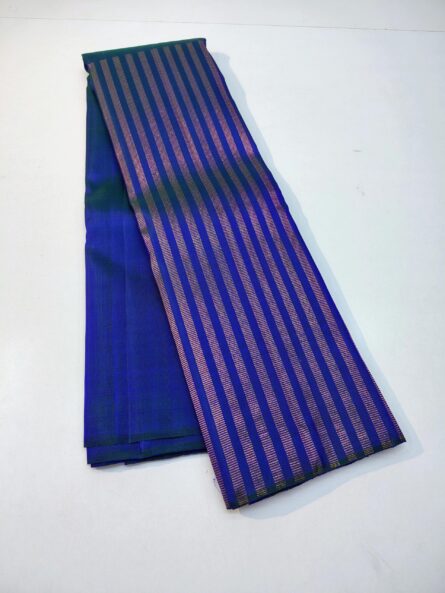 ACKS014,Kanjeepuram Saree in copper zari - Image 4