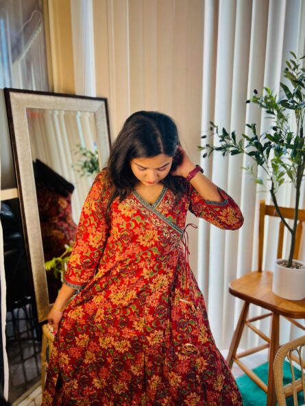 AC217 ,Dupatta Pant Set - Image 4