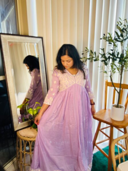 AC218  Dupatta Pant Set - Image 4