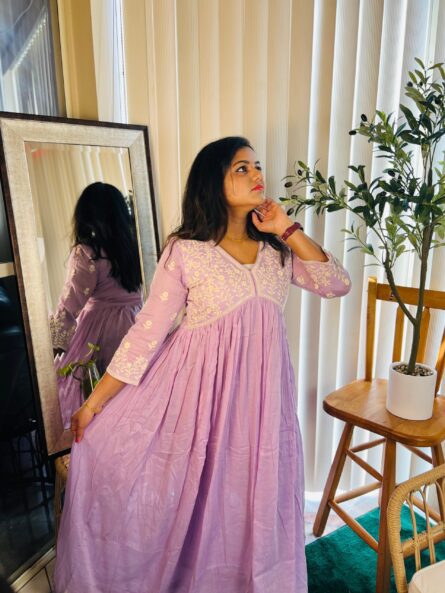 AC218  Dupatta Pant Set - Image 3