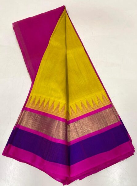 Pure Handloom Kuppadam Silk Cotton Saree - Image 8