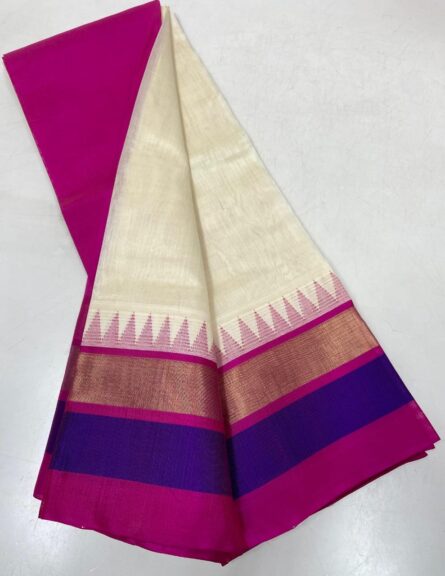 Pure Handloom Kuppadam Silk Cotton Saree - Image 9