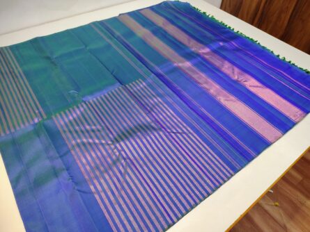 ACKS014,Kanjeepuram Saree in copper zari - Image 6