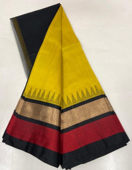 Pure Handloom Kuppadam Silk Cotton Saree - Image 7