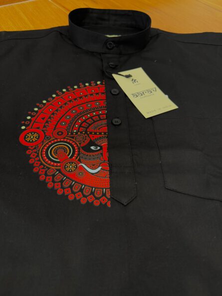 Mens Shirt with Mural Sticker work - Image 2