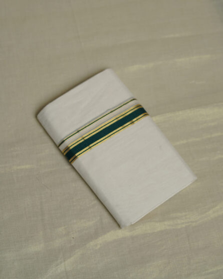 AC151  ,Balaramapuram Unakkupavu Mundu + Cotton Kurthi(XL) - Image 5