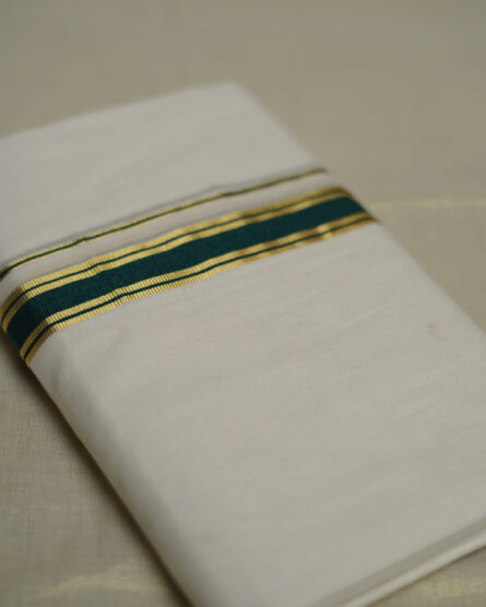 AC151  ,Balaramapuram Unakkupavu Mundu + Cotton Kurthi(XL) - Image 7