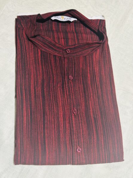 AC156  ,Balaramapuram Unakkupavu Mundu + Cotton Kurthi - Image 3