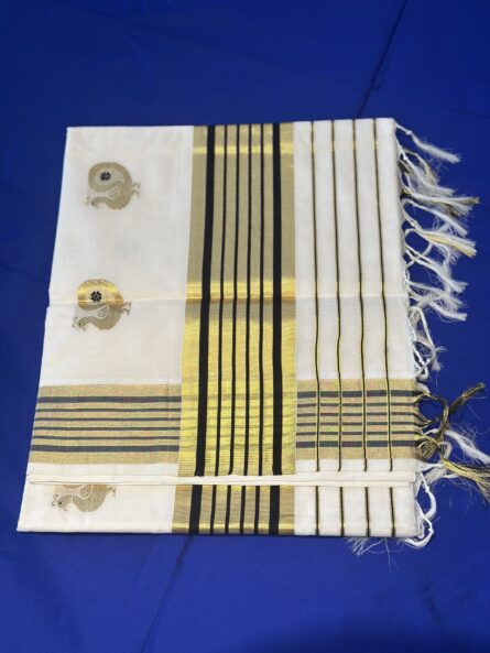 AC126 ,Budget-Friendly Handloom Cotton Saree - Image 5