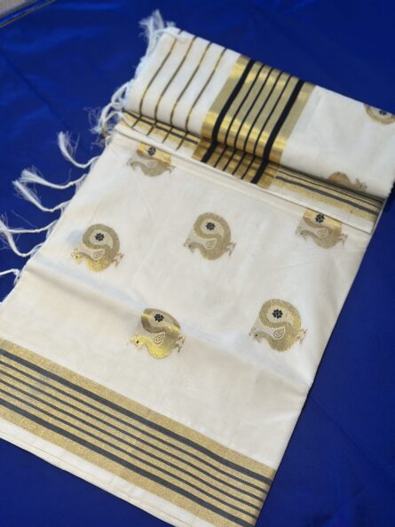 AC126 ,Budget-Friendly Handloom Cotton Saree - Image 7