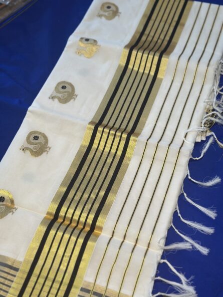 AC126 ,Budget-Friendly Handloom Cotton Saree - Image 8