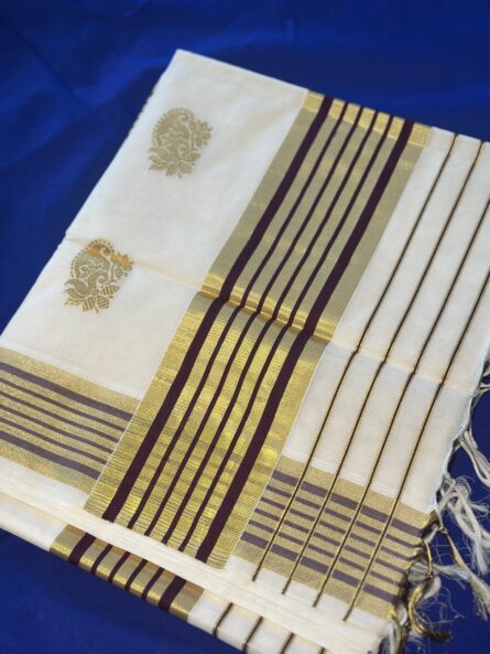 Budget-Friendly Handloom Cotton Saree - Image 2