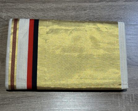 Premium Micro check 3×9 pure handloom cotton saree - Image 4