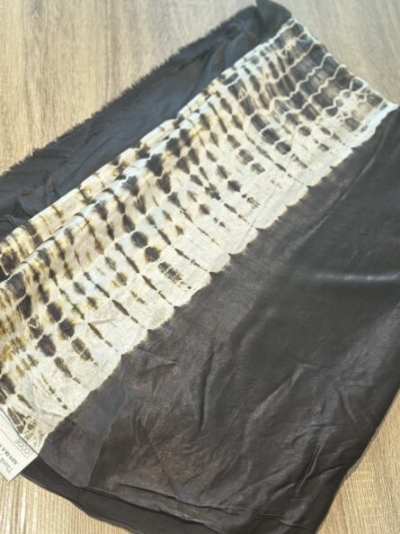 #MS01 Bandhej / Bandhani Printed Saree in Premium Modal Silk (With Running Blouse) - Image 4