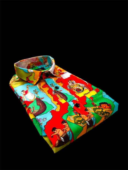 Onam Special Mundu Shirt Combo - Image 4