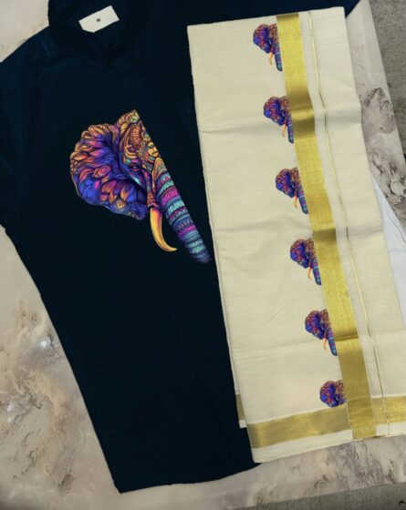 shirt & Mundu Combo - Image 3