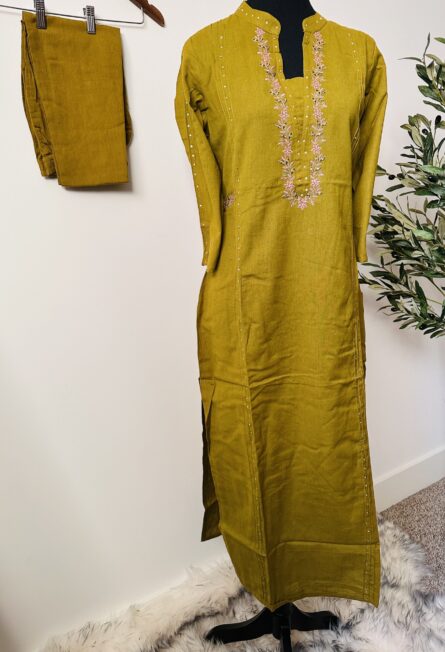 AC224  ,Kurti Pant Set - Image 5