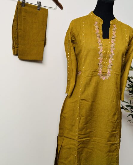 AC224  ,Kurti Pant Set - Image 2