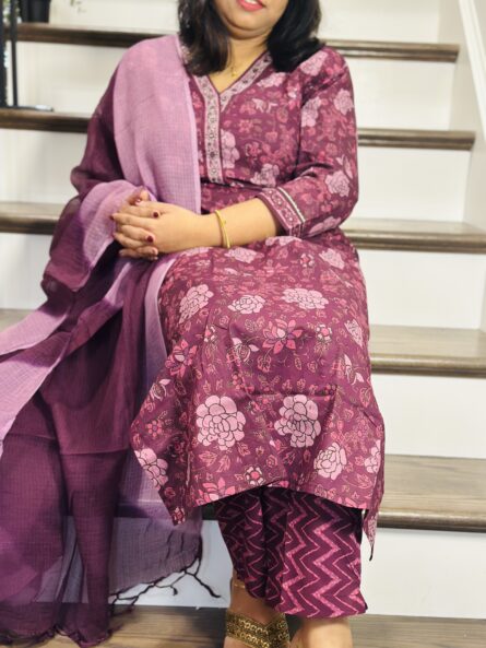 AC210  ,Dupatta Pant Set - Image 8