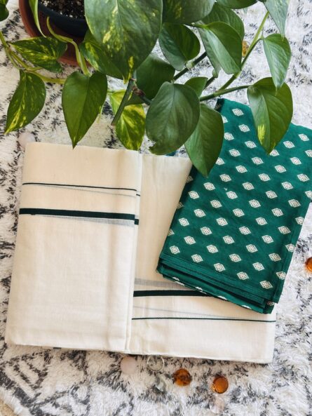 Puliyilakara Set Mundu - Image 3