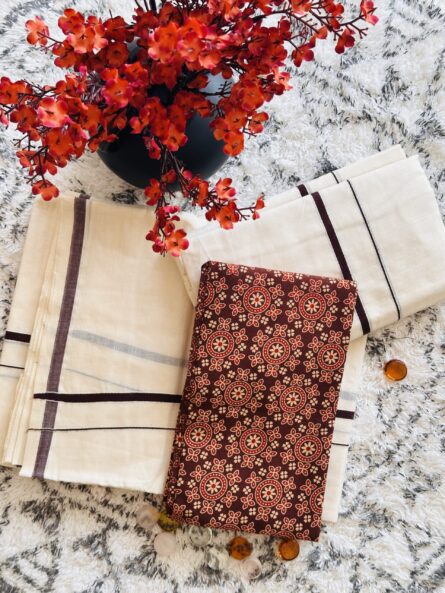 Puliyilakara Set Mundu - Image 3