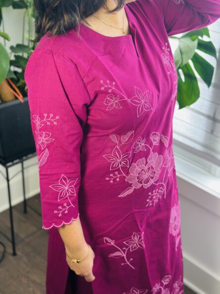 AC225 , Kurti Pant Set - Image 2