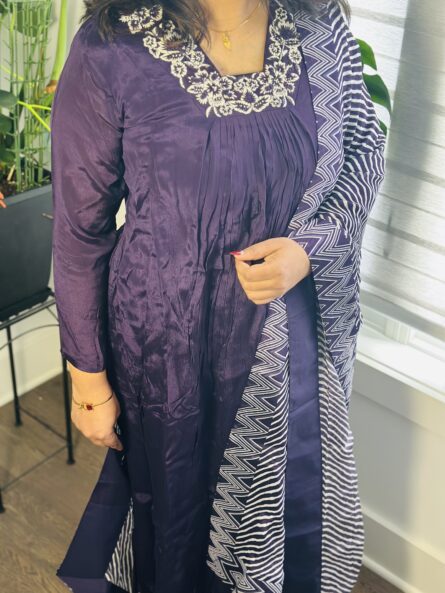 AC208 ,Dupatta Pant Set - Image 3