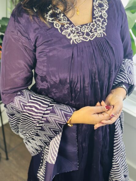 AC208 ,Dupatta Pant Set - Image 5